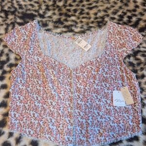 Floral Print Women's Top
